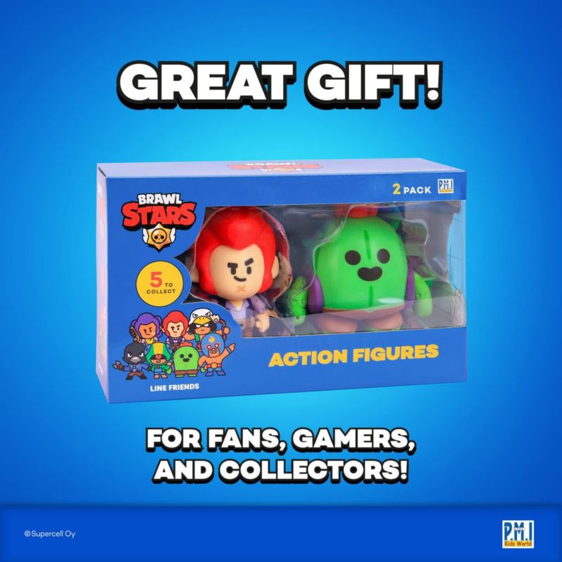 Figuras de acción P.M.I. 11 cm 2‑pack Brawl Stars