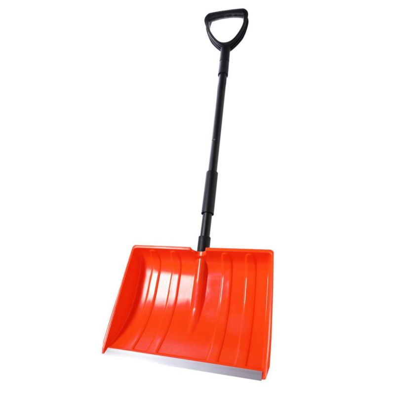 Pala para nieve Yocada de 140 cm con borde de aluminio y mango en D