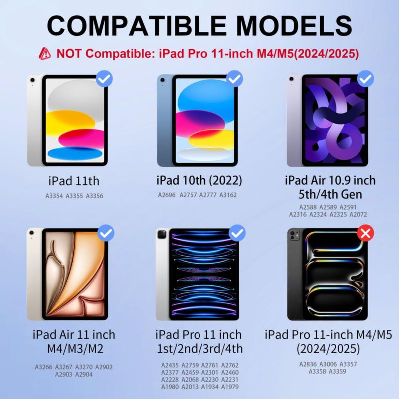 Funda para Tablet WIWU con Teclado Magnético 11" y Soporte Ajustable