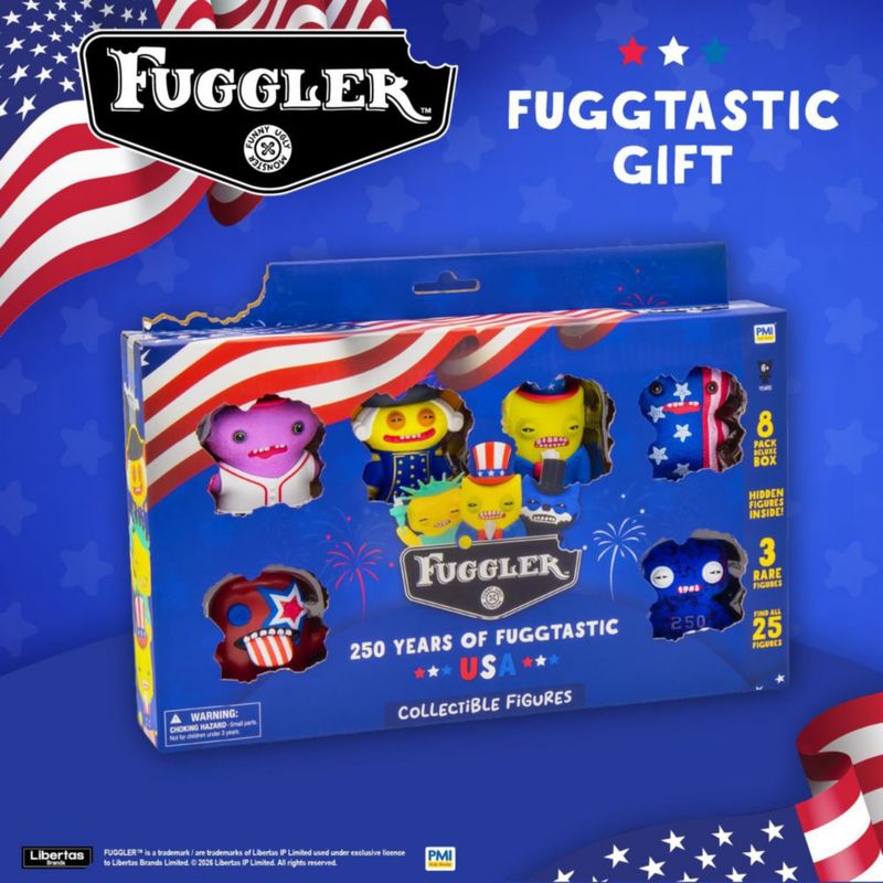 Figuras coleccionables P.M.I. Fuggler EE. UU. 250 – Pack de 8