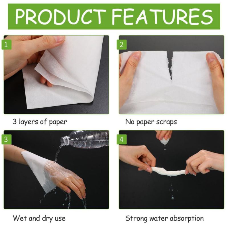 Recambios de pañuelos de papel Mudder 4 unidades (30 hojas por unidad)