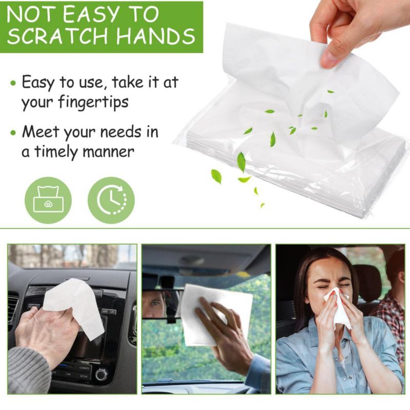 Recambios de pañuelos de papel Mudder 4 unidades (30 hojas por unidad)