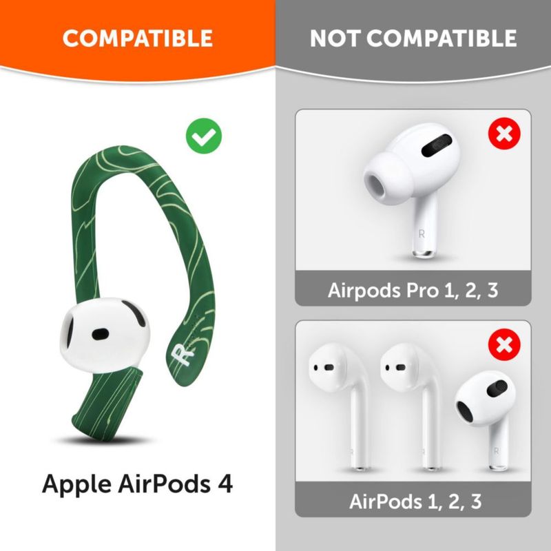 Ganchos Ajustables WC para AirPods 4
