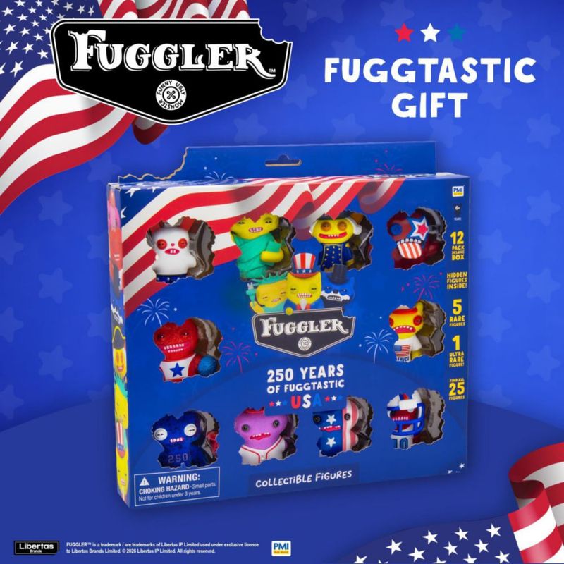 Figuras coleccionables P.M.I. Fuggler EE. UU. 250 – Pack de 12