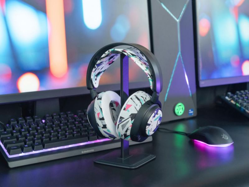 Banda de silicona WC Arctis Nova V2 de diseño ancho para auriculares