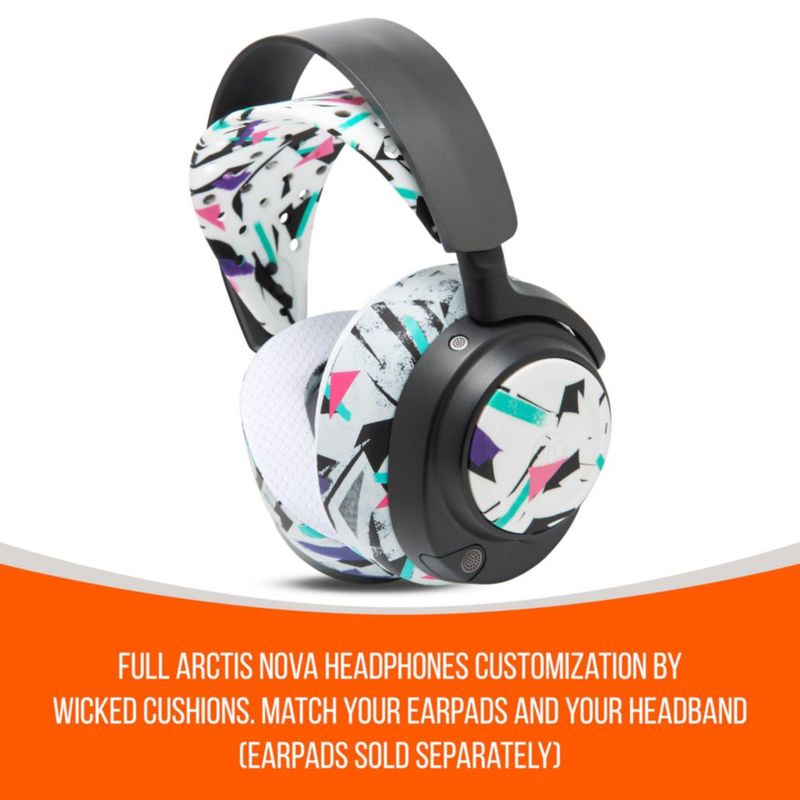 Banda de silicona WC Arctis Nova V2 de diseño ancho para auriculares