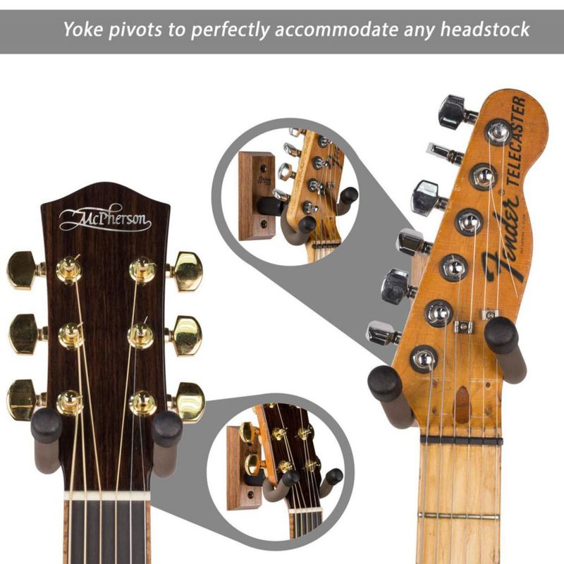 Colgador de guitarra String Swing CC01K-BW con correa