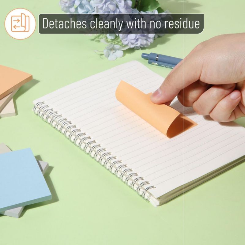 Notas adhesivas Mr. Pen 76 cm 12 blocs 600 hojas coloridas