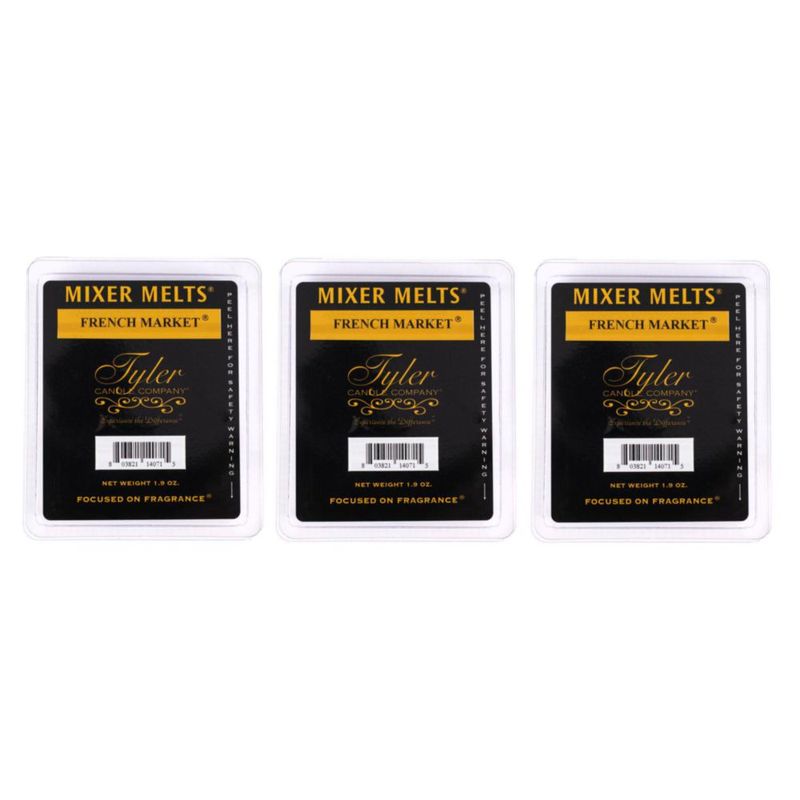 Set de 3 Ceras Aromáticas French Market Mixer de Tyler Candle Company