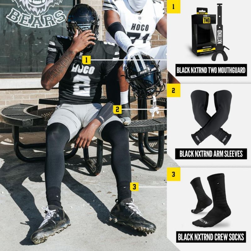 Calcetines de Compresión NXT NXTRND Crew 3 Pares Negro