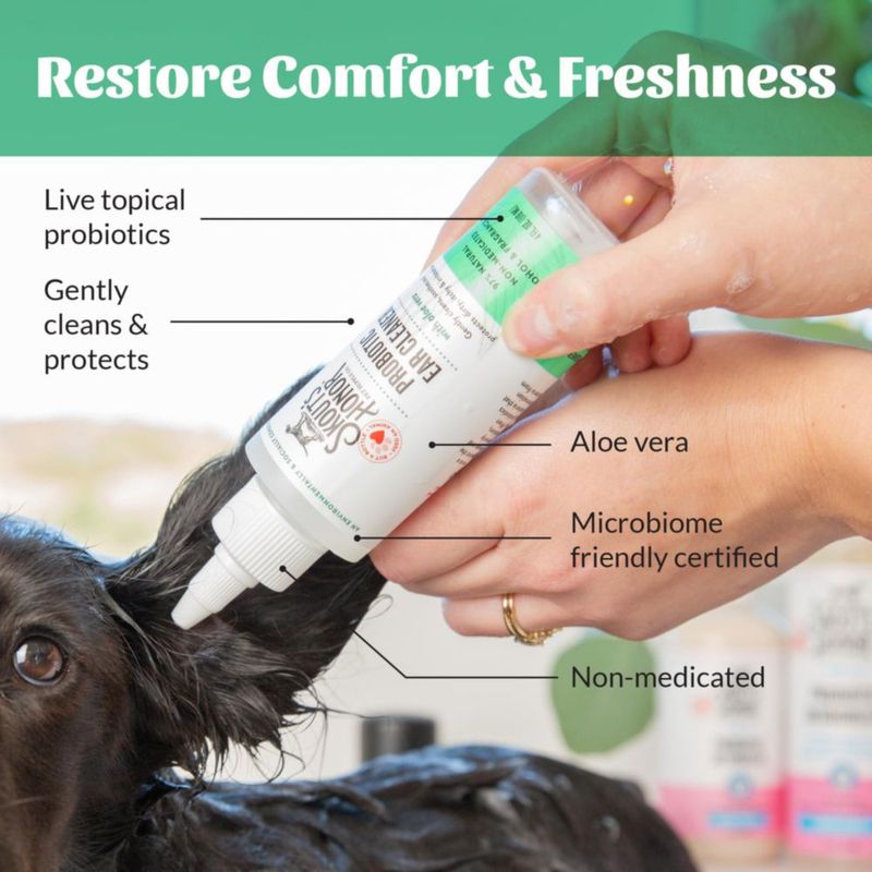 Limpiador de Oídos para Perros SKOUT'S HONOR 118 ml Probiótico