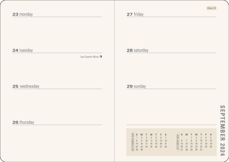 Agenda PETER PAUPER PRESS 13 cm x 18 cm 2024