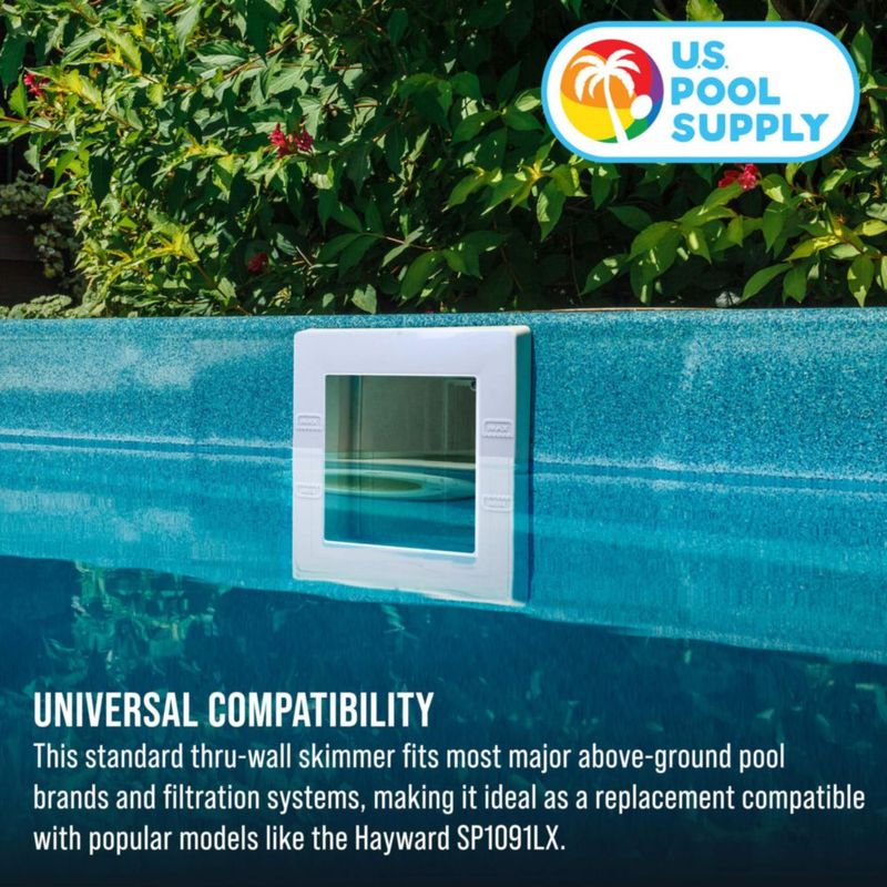 Kit de Skimmer para Piscina U.S. Pool Supply ABS Universal