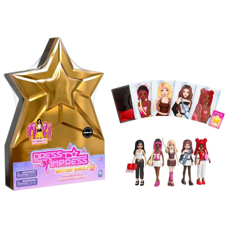 Pack de 5 Muñecas PhatMojo Dress to Impress con Estuche