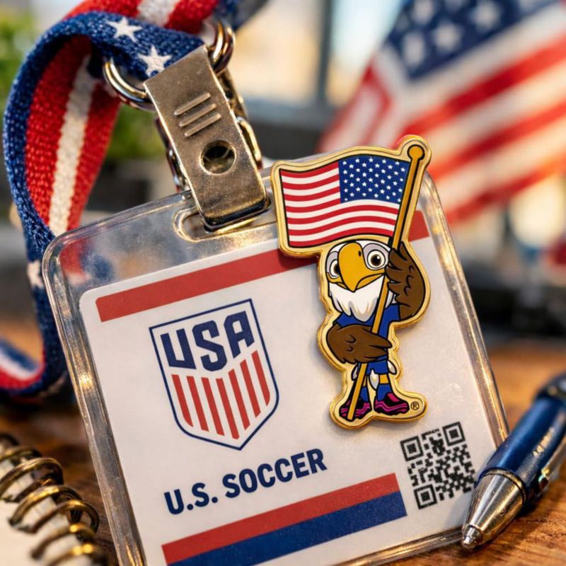 Pin Wagon International Copa Mundial de la FIFA 2026 Mascota de EE. UU. 15"