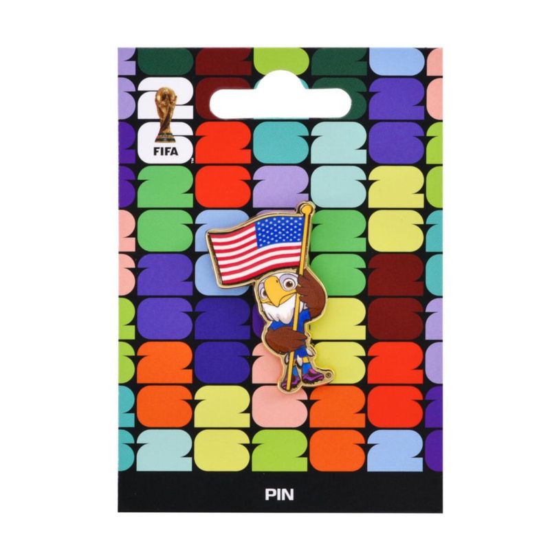 Pin Wagon International Copa Mundial de la FIFA 2026 Mascota de EE. UU. 15"
