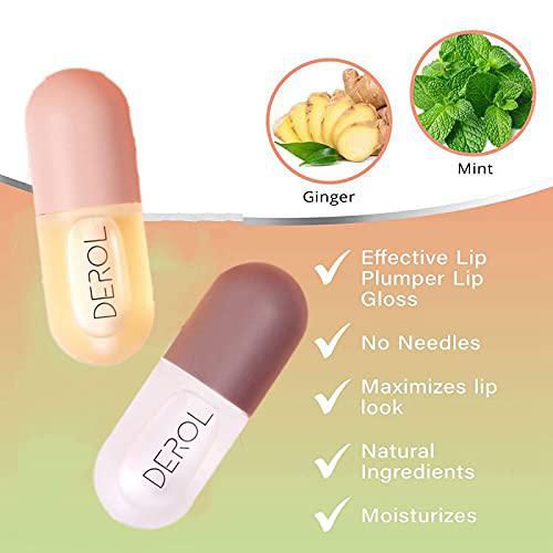 Voluminizador de Labios NVYUE DEROL Suero Natural Día y Noche