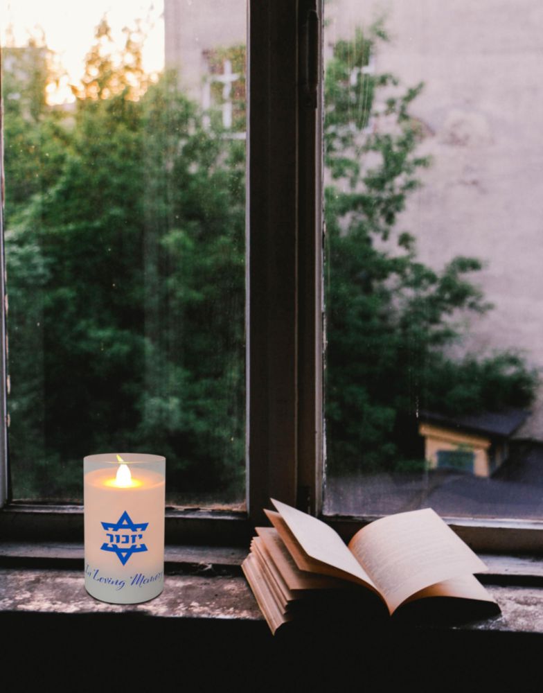 Vela LED Ner Mitzvah Votiva Pack de 2 (95 cm)