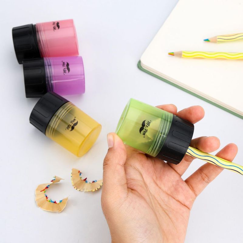 Sacapuntas Mr. Pen pack de 6 con doble orificio