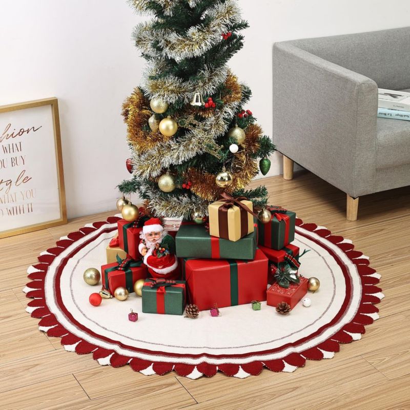 Falda para árbol de Navidad Mr. Pen 122 cm de diámetro