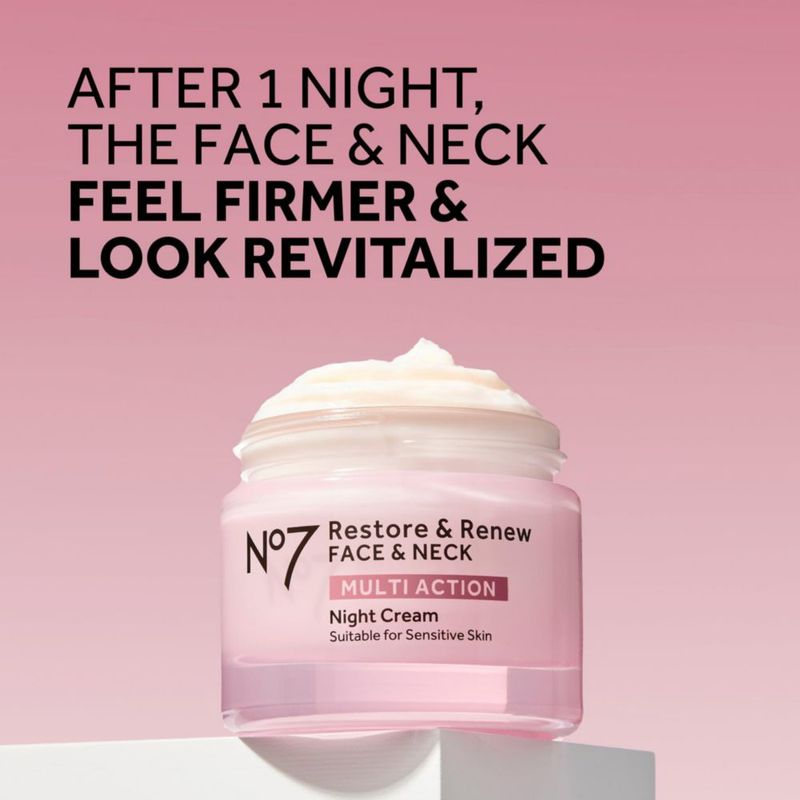 Crema de noche para rostro y cuello Restore & Renew No7 50 ml