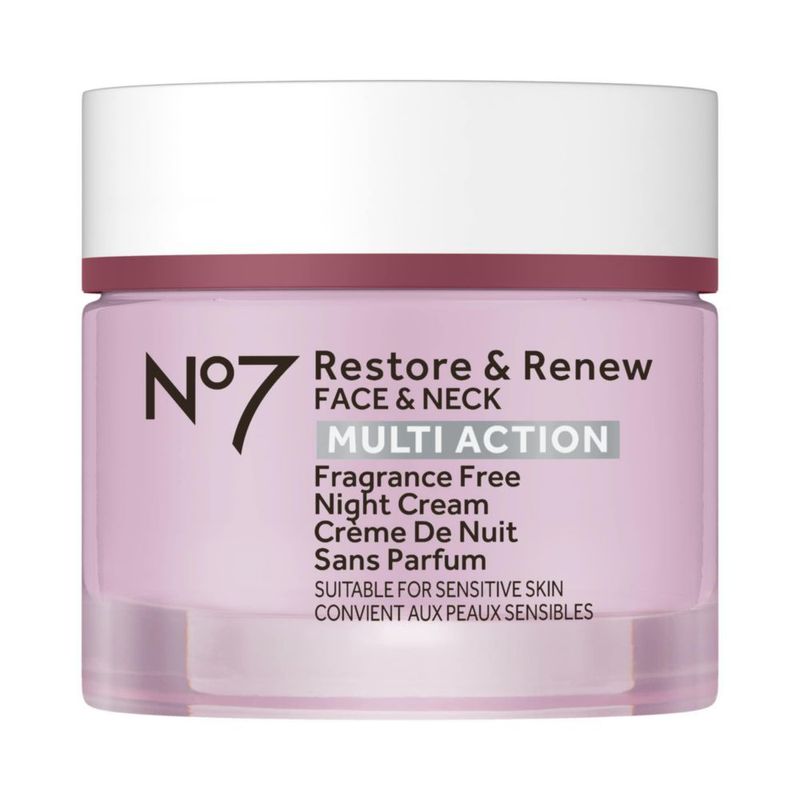 Crema de noche para rostro y cuello Restore & Renew No7 50 ml