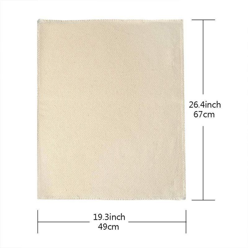 Tela de algodón Pllieay 67x49 cm para aguja de ganchillo
