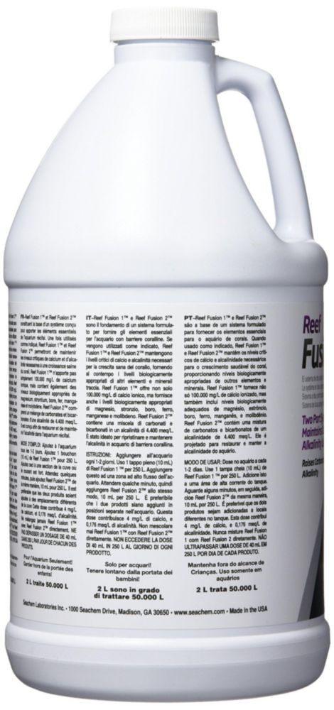 Tratamiento para Acuario Seachem Reef Fusion 2 2L