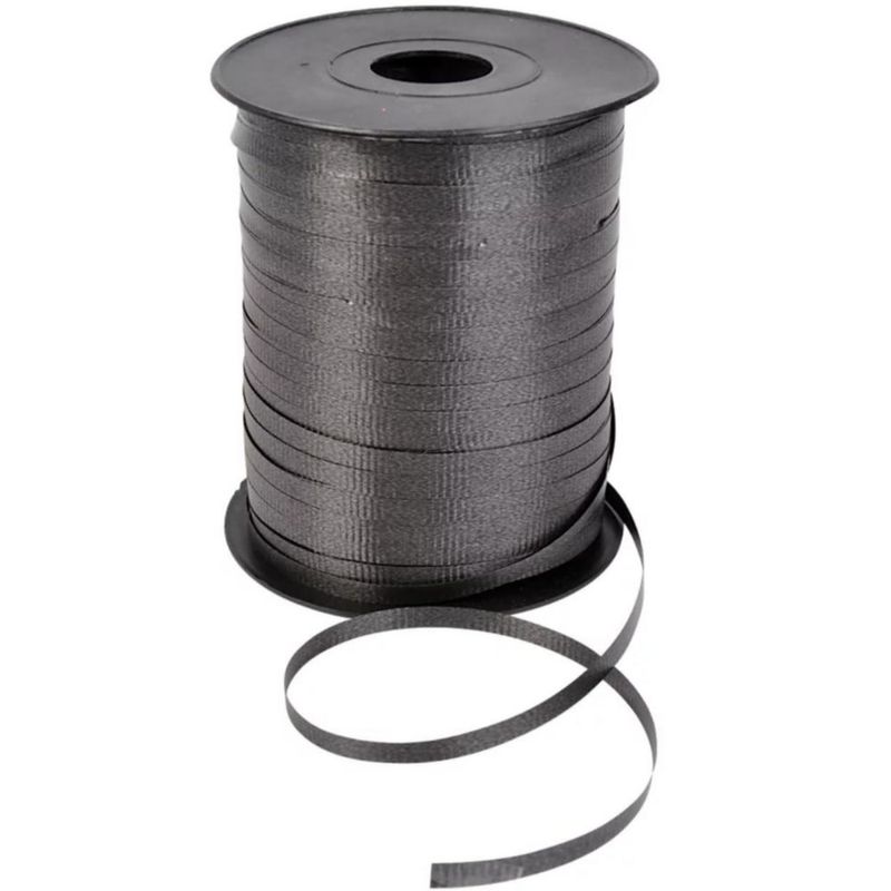Cinta de rizo Rhode Island Novelty 457 m negra