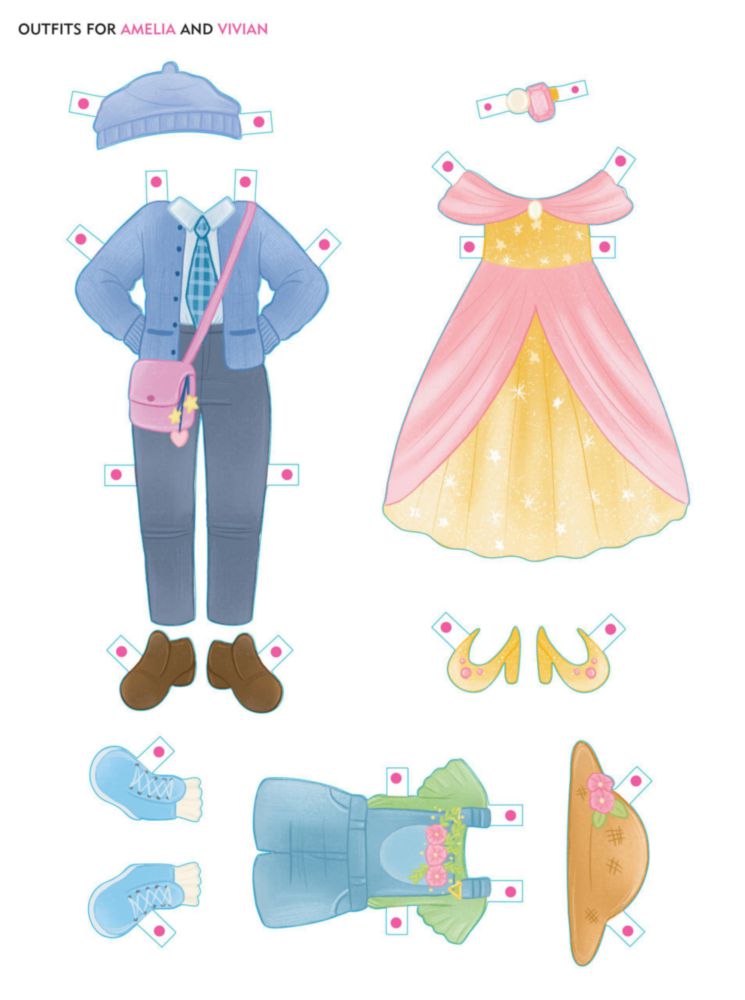 Muñecas de Papel PETER PAUPER PRESS Fashionistas