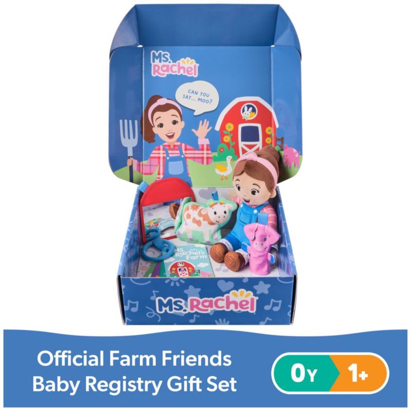 Set de Juguetes Ms. Rachel Amigos de la Granja con Peluches Cartas y Títeres