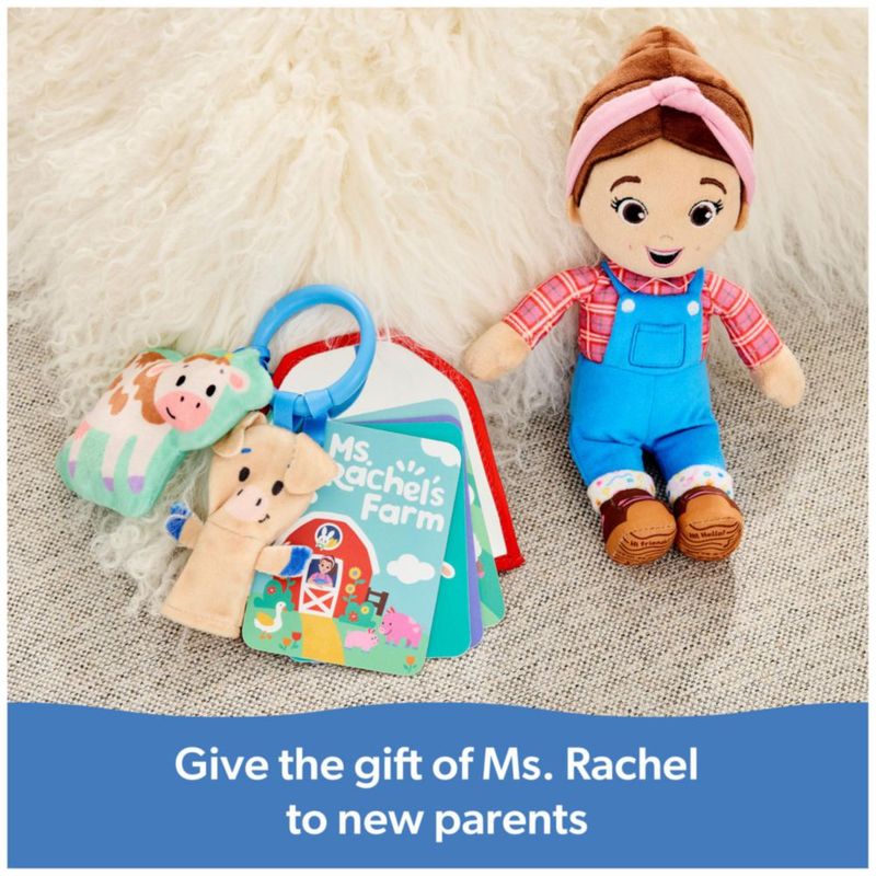 Set de Juguetes Ms. Rachel Amigos de la Granja con Peluches Cartas y Títeres