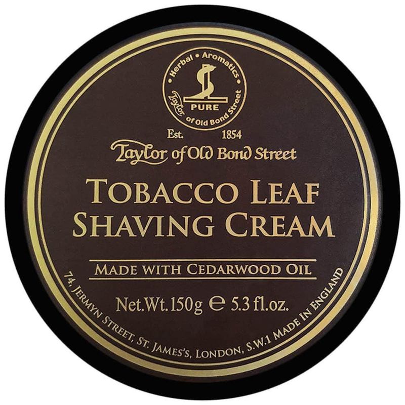 Crema de afeitar Taylor of Old Bond Street Tobacco Leaf 150 g