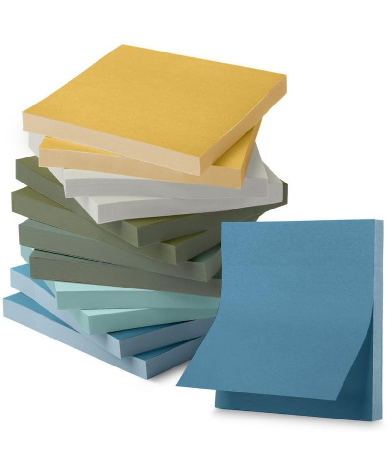 Notas adhesivas Mr. Pen 8 cm 12 blocs 600 hojas