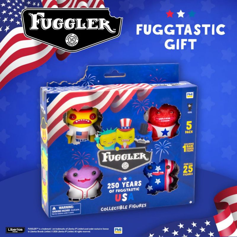 Figuras coleccionables P.M.I. Fuggler EE. UU. 250 – Pack de 5