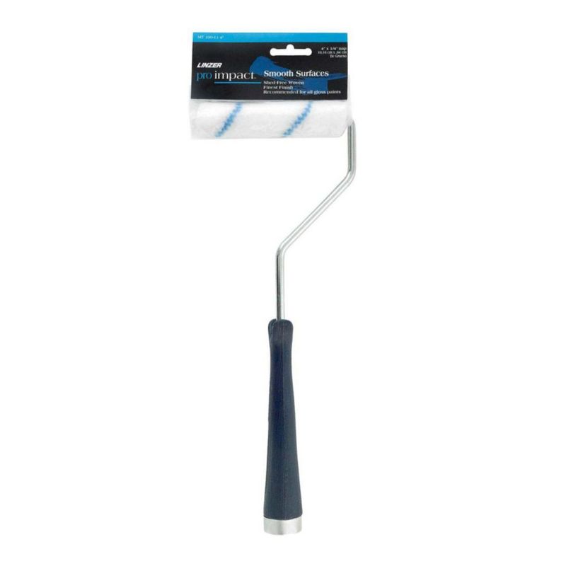 Marco para rodillo Linzer mini de metal con pelo de 1/4" (10 cm)