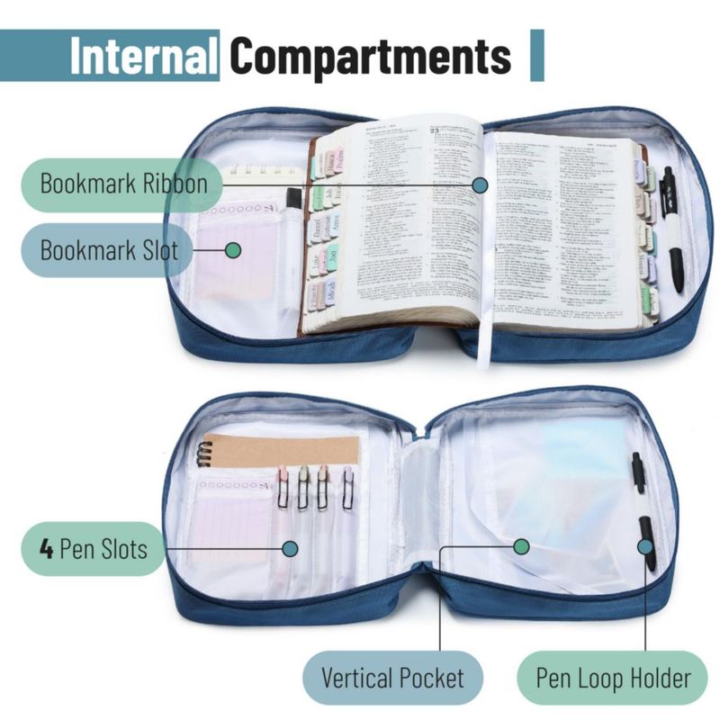 Funda para Biblia Mr. Pen estuche resistente con asa