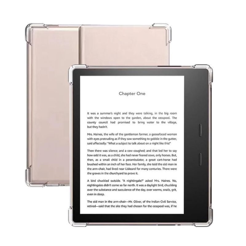 Funda para Kindle Oasis Zcooooool 7" con esquinas reforzadas transparentes