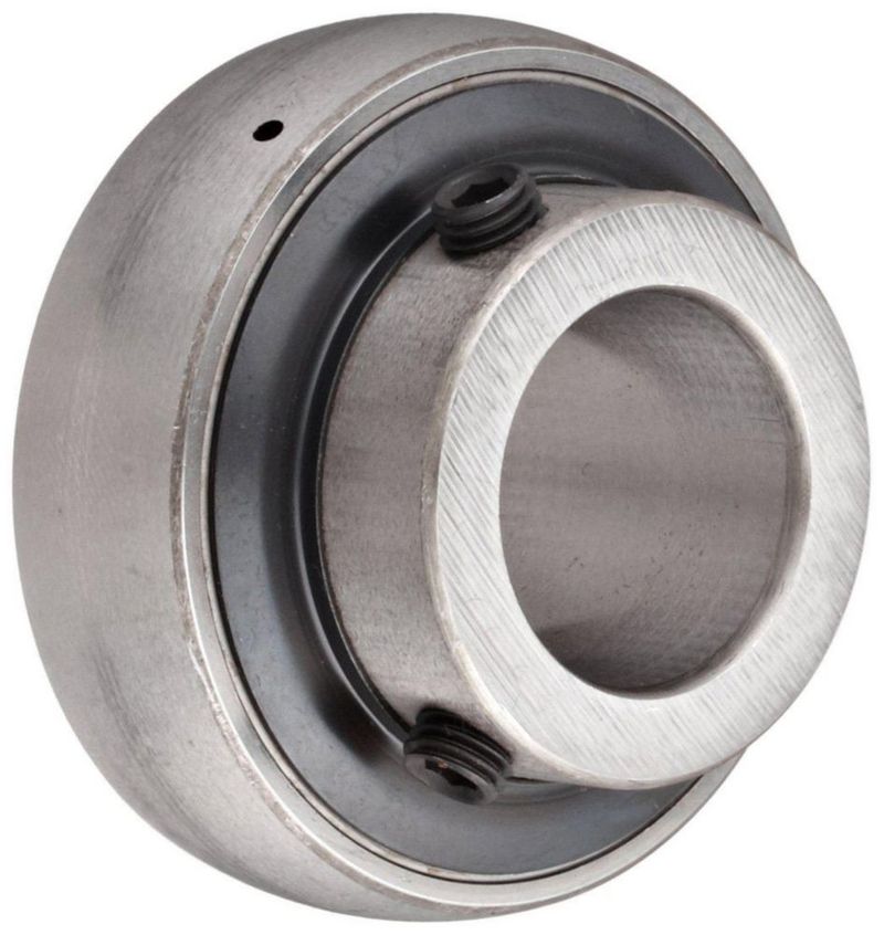 Inserto de rodamiento de bolas SKF YAR 204-012-2F fijación por tornillo prisionero sellos de contacto relubricable acero diámetro interior de 3/4"