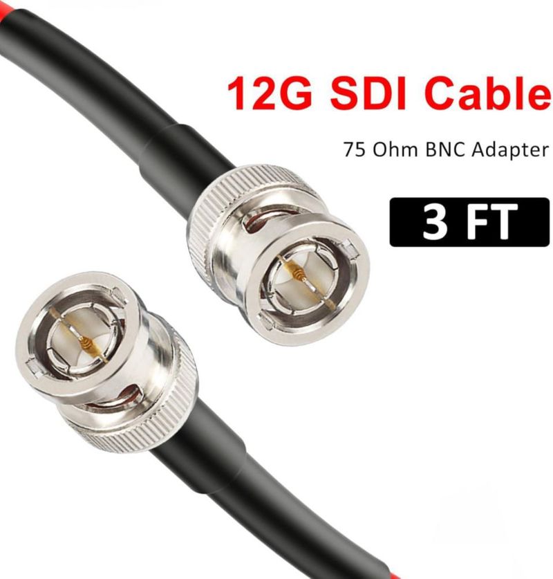 Cables SDI XRDS-RF 91 cm 2 uds 12G 3G 6G 4K