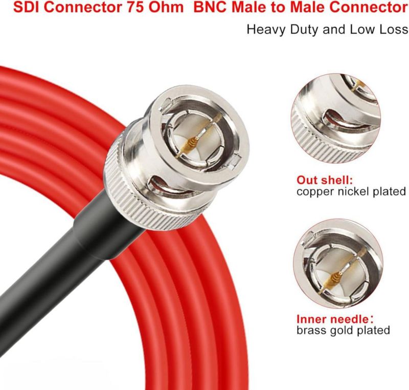Cables SDI XRDS-RF 91 cm 2 uds 12G 3G 6G 4K