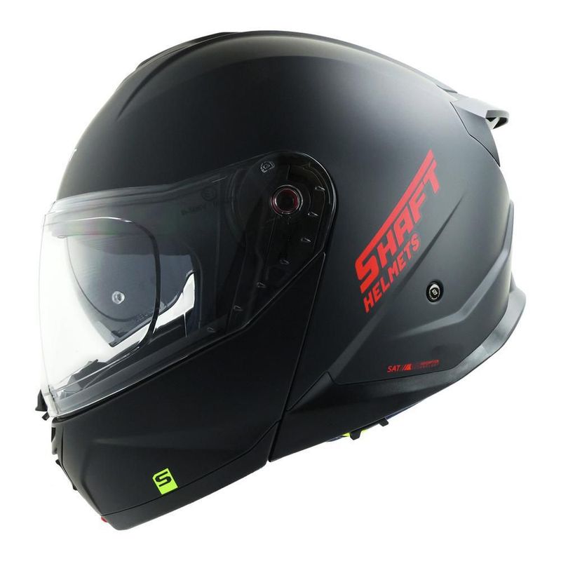 Casco shaft sh3540 dv ng/rj mt m.transp XXL Negro