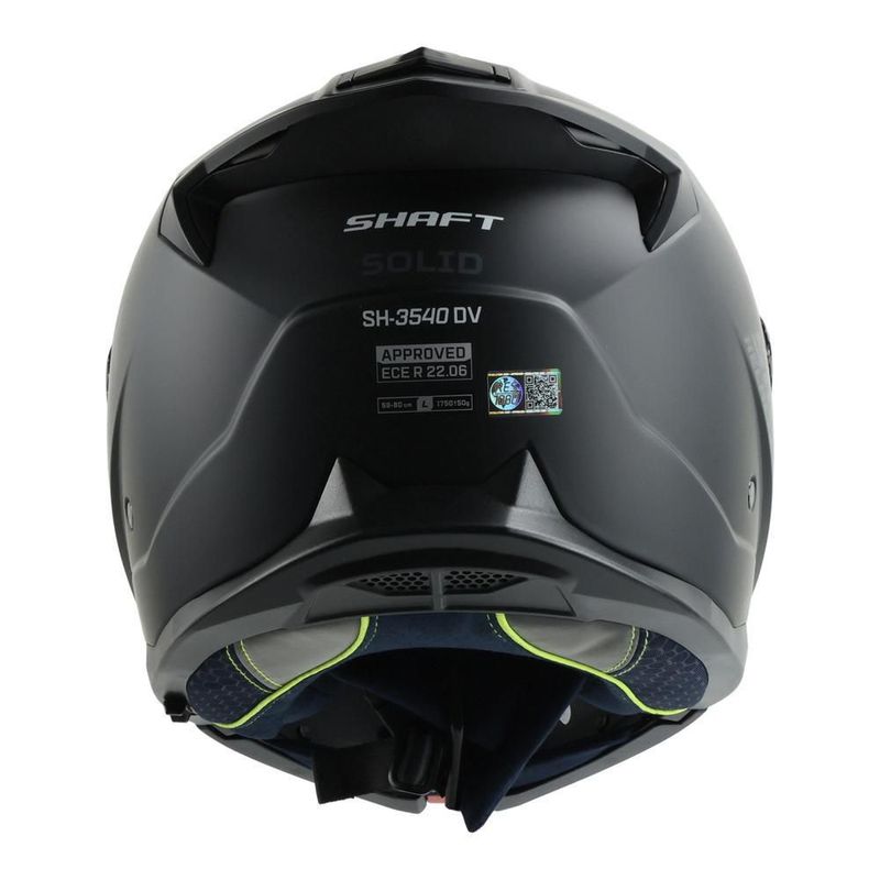 Casco shaft sh3540 dv ng/gr mt m.transp XXL Negro