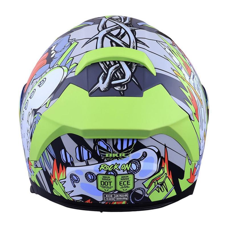 Casco bkr raven verde mate rock on mica XL Verde