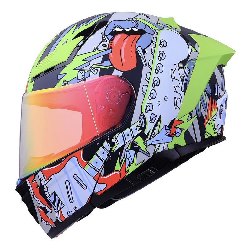 Casco bkr raven verde mate rock on mica XL Verde