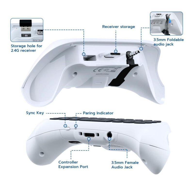 Teclado inalámbrico Mcbazel Chatpad para Xbox One/Series X/S