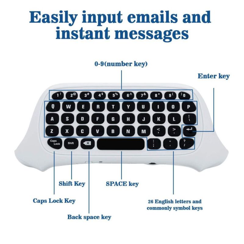 Teclado inalámbrico Mcbazel Chatpad para Xbox One/Series X/S