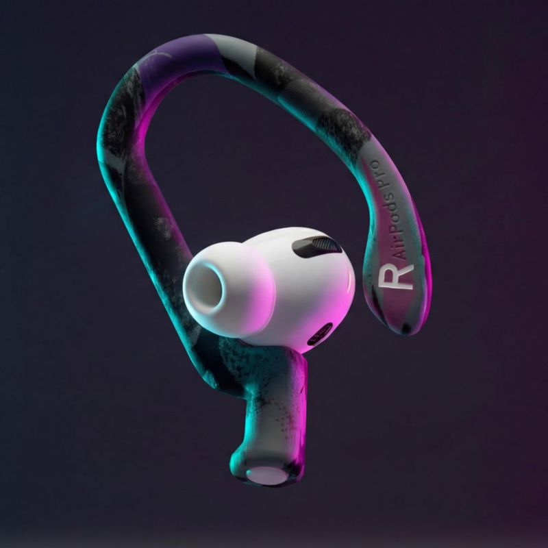 Ganchos de oreja WC AirPods Pro 3 Ajustables de Silicona