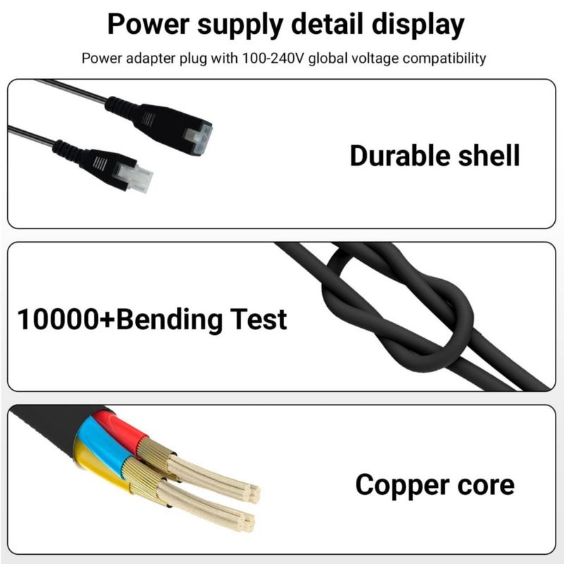 Cable de alimentación OatXtorpor 15 m 6 pines 5557 rotativo hembra