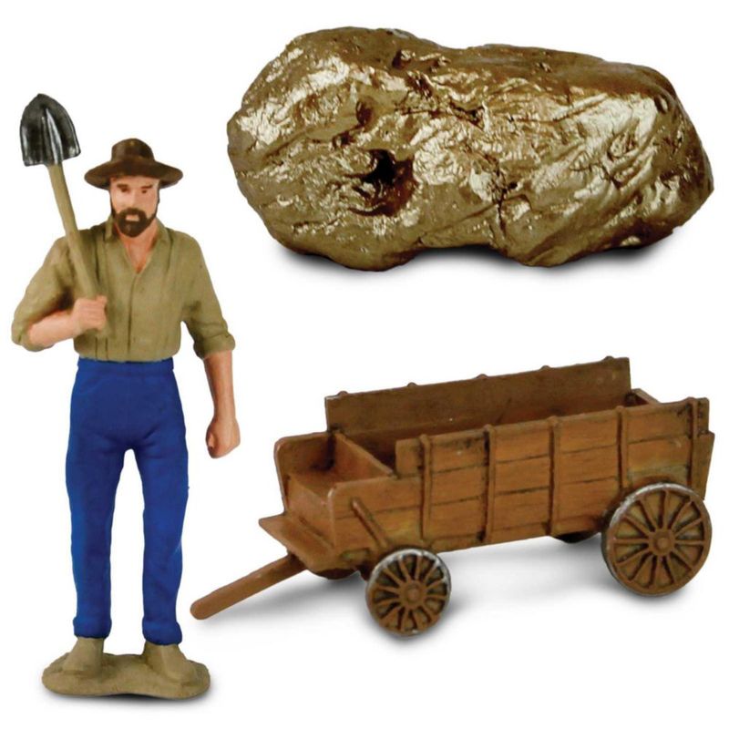Set de Figuras de Acción Safari Ltd. Fiebre del Oro 9 Miniaturas